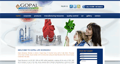 Desktop Screenshot of gopallifesciences.com