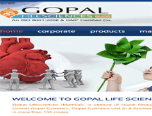 Tablet Screenshot of gopallifesciences.com